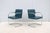 Ludwig Mies Van Der Rohe Brno Tubular Chairs in Blue Leather by Gordon - A Pair For Sale - Image 10 of 18