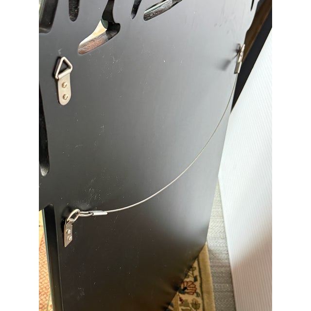 Venetian Cut + Etched Glass Gypsy Wall Mirror For Sale - Image 10 of 14