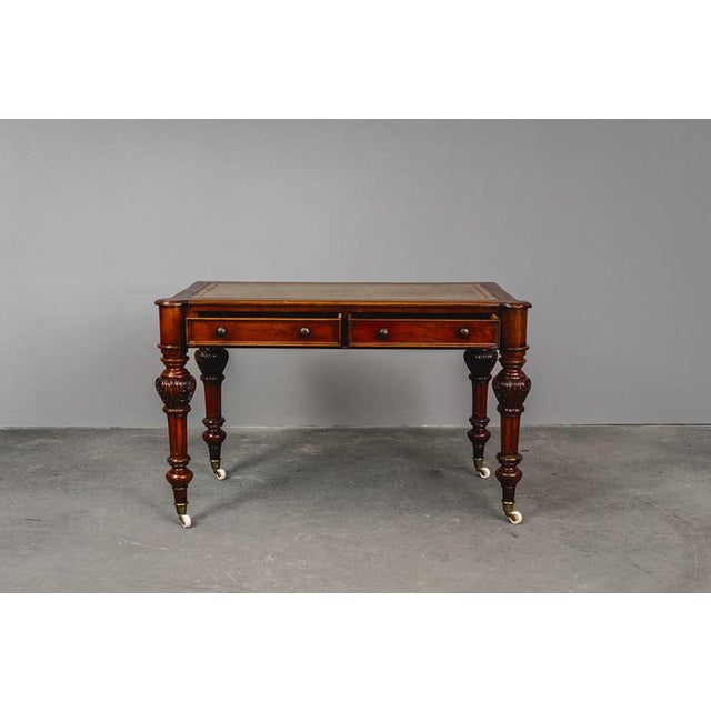 English-Style Desk in Mahogany, 1900s For Sale - Image 3 of 18