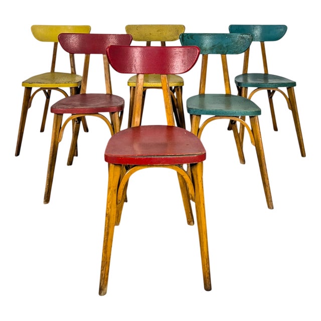 Vintage Chairs, Set of 6 For Sale