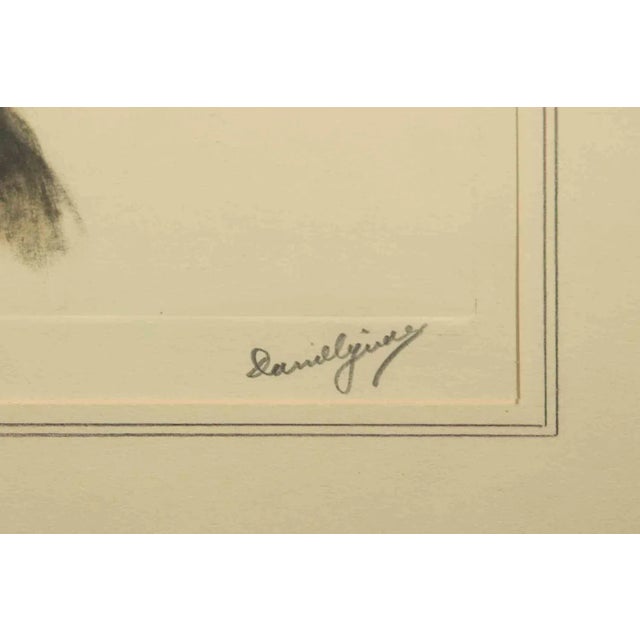 Anita is a color monotype, attr. to Daniel Girard (1890-1970). Signature, difficult to read, in the lower right margin....