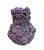 Ceramic Vintage Italian Hand-Sculpted Floral Ceramic Vase - Purple Glazed Encrusted Blossom Urn For Sale - Image 7 of 12