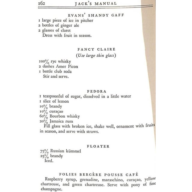 Traditional "Jack's Manual on the Vintage & Production, Care & Handling of Wines, Liquors, Etc." 1933 Grohusko, J. A. For Sale - Image 3 of 10