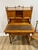Late 20th Century Aesthetic Movement Faux Bamboo Bird's-Eye Maple Secretary Desk & Original Chair Attributed to r.j. Horner For Sale - Image 17 of 17