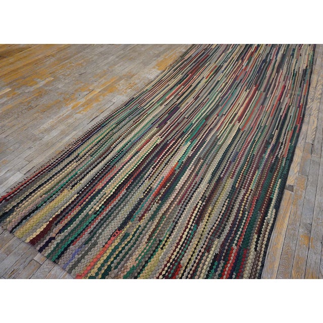 Antique American Braided Rug For Sale - Image 13 of 13