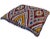 Mid 20th Century Moroccan Berber Pillow with Colorful Diamonds For Sale - Image 4 of 11