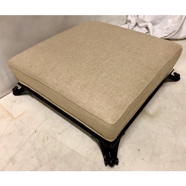 Baker Furniture Upholstered Large Ottoman Chairish