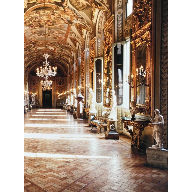 Textile William Gray Harris Photograph on Canvas “ Galleria Degli Specchi, Palazzo Doria Pamphilj" For Sale - Image 7 of 10