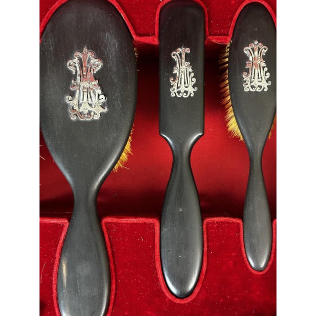 Antique French Toiletry Set, 1890s For Sale - Image 9 of 18