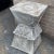 Vintage Pedestal in the Style of John Dickinson Classic trompe-l'œil pedestal made from resin. Add glass to use as a small...