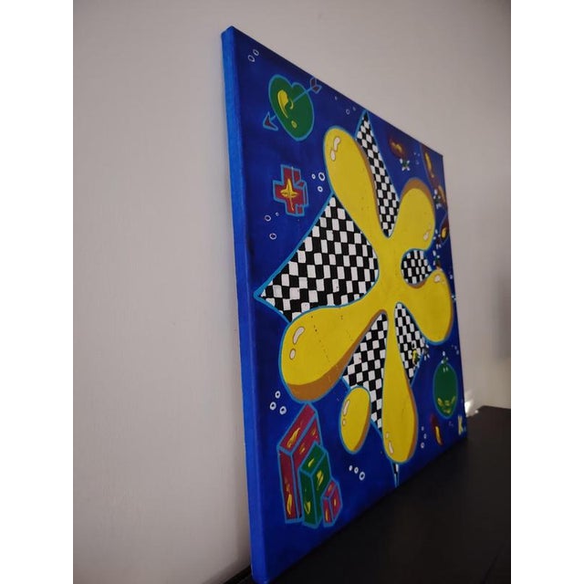 Koa, Splash Game, Acrylic on Canvas For Sale - Image 4 of 6
