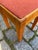Danish Oak Stool with Red Seat For Sale - Image 9 of 11