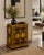 Early 19th Century Indian Mughal Hand-Painted Polychrome Cabinet with Royal Portraits Dimensions 28" H x 22" W x 15" D...