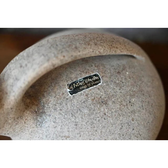 Ceramic Ceramic Jug from Accolay, 1960s For Sale - Image 7 of 8