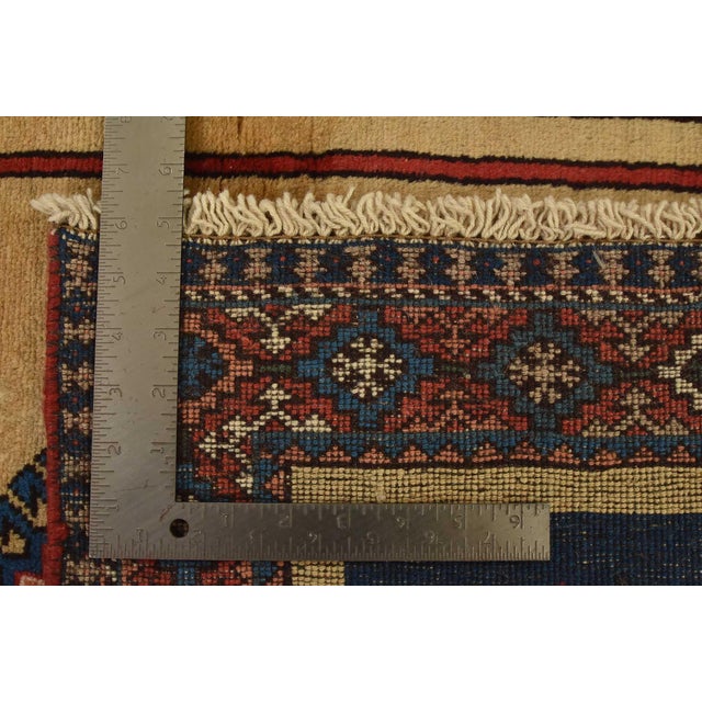 Yalameh Rug 2’9” X 4’2” Beige Wool Vintage Tribal Hand-Knotted Carpet For Sale - Image 10 of 10