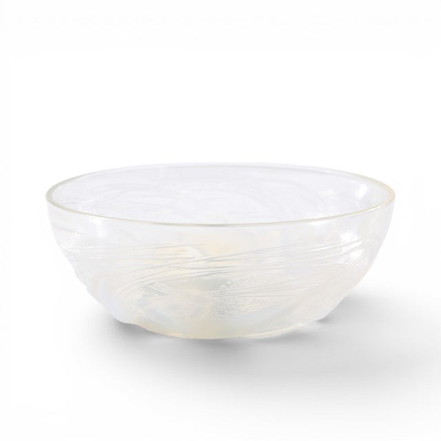 Art Deco Lalique Art Deco Calypso Glass Bowl For Sale - Image 3 of 7