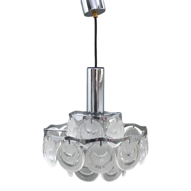 Italian No 2 Acrylic Lamp, 1970s For Sale