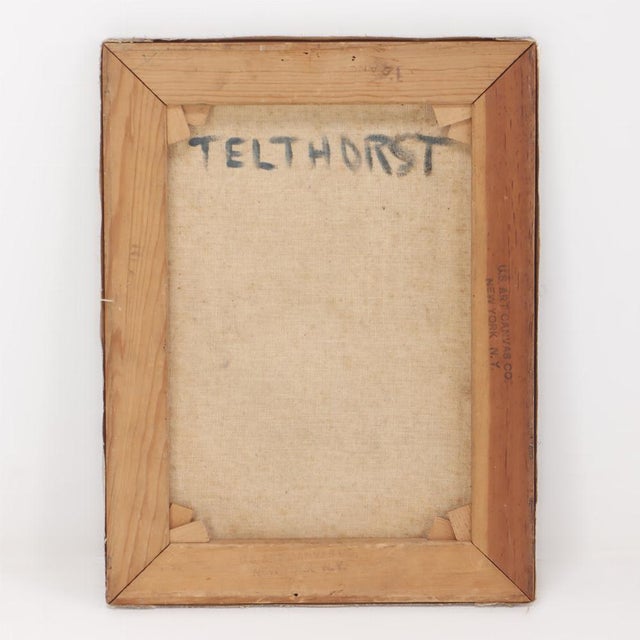 Abstract Manierre Dawson (American, 1887-1969) an Original Abstract Oil Painting on Canvas. C 1930 For Sale - Image 3 of 6