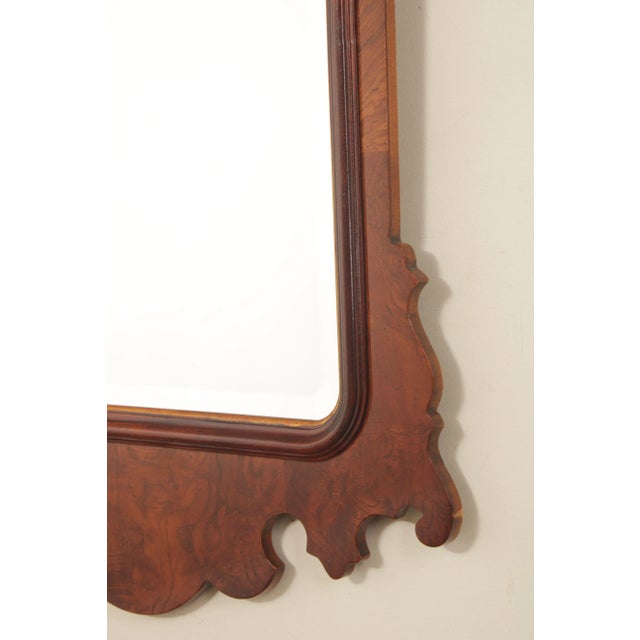 Brown Henredon Chippendale Style Carved Mahogany 'Aston Court' Mirror For Sale - Image 8 of 12