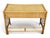 Bauhaus 1970s Coastal Rattan Vanity and Writing Desk With Two Storage Drawers For Sale - Image 3 of 11