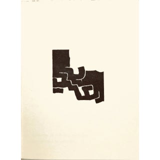 1975 Chillida Lithograph 1, Le Sujet Et La Chaumiere De Son Corps For Sale