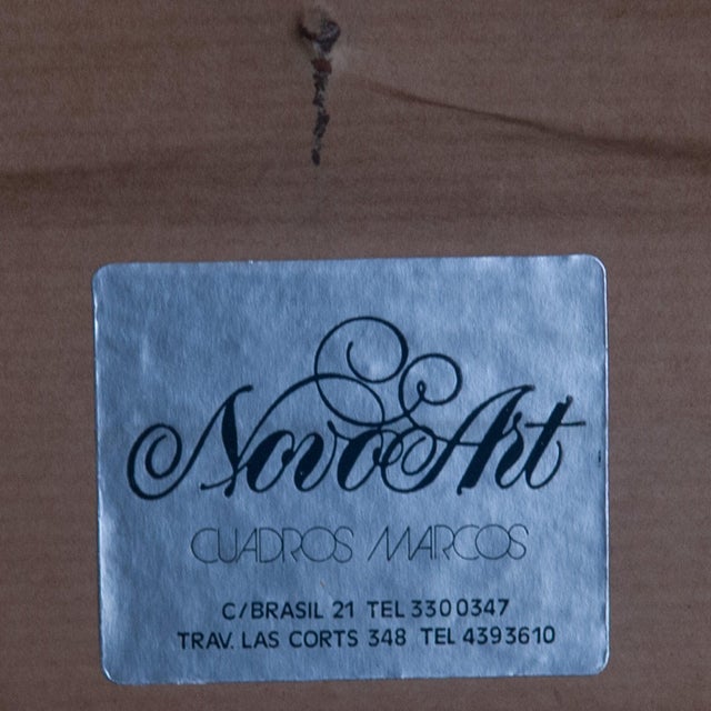 Follower of Boris Alexeyevich Semyonov, Equestrian Monument in the Mist, Oil on Canvas For Sale - Image 7 of 9