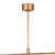 Four arms swivel around a center point on our modern, linear Wick Chandelier. Create a unique, dynamic design in your...