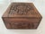 Wood Hand-Carved Mahogany Box, 1950s For Sale - Image 7 of 12