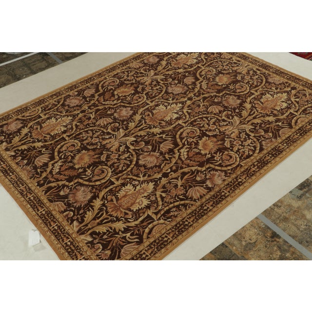 Handwoven in wool, an 8x10 Kilim inspired by Tudor flat weaves, joining Rug & Kilim’s classic-style European collection....