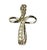 Platinum Vintage 14k White Gold Diamond Cross Pendant, Mid-20th Century For Sale - Image 8 of 8