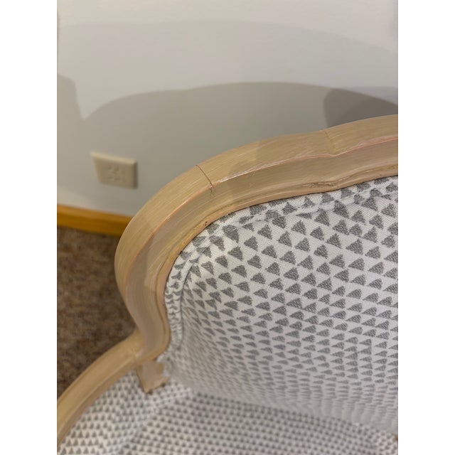 Wood 1980s Pair of Vintage French Country Arm Chairs For Sale - Image 7 of 12