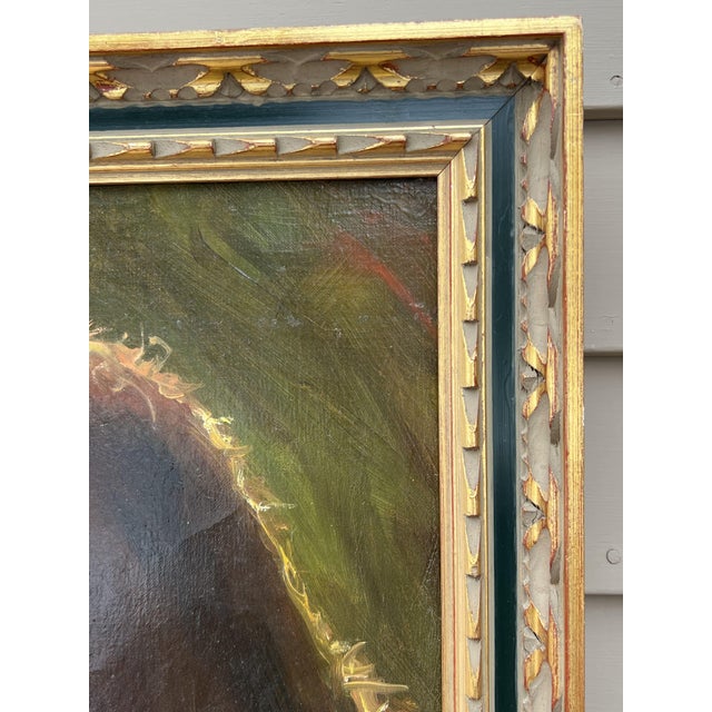 Late 20th Century Late 20th Century African American Artist Charles Bohannah (1910- 1985) Oil Painting, Portrait For Sale - Image 5 of 10