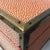 Metal Coral - Colored Shagreen Lidded Box With Metal Wrapped Coral Lid Pull For Sale - Image 7 of 13