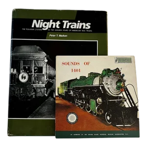 1980s Pullman Night Trains Book and Record- Set of 2