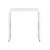Transitional Waterfall End Table - White For Sale - Image 3 of 5
