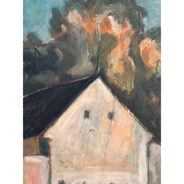 M. Olofgoluth, House, 1969, Oil on Panel For Sale - Image 4 of 18