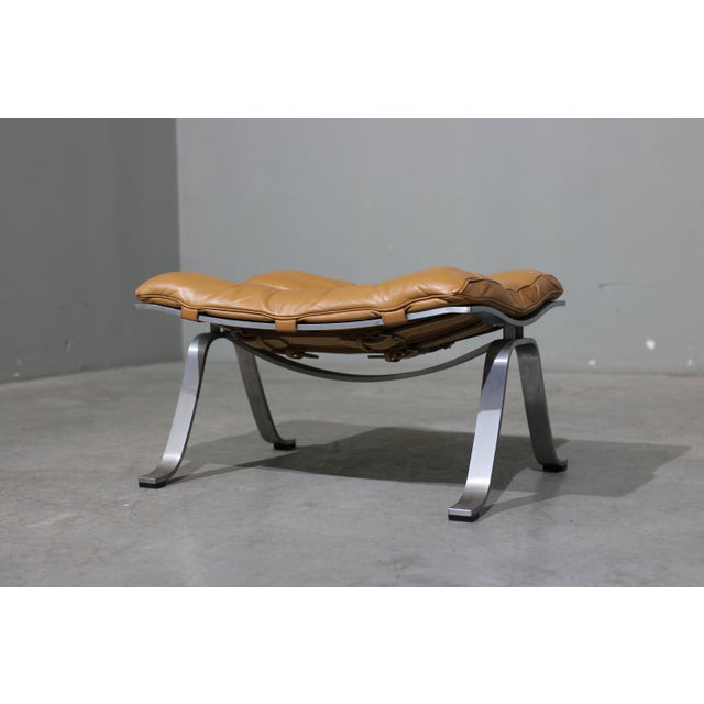 Set of Lounge Chair and Ottoman by Arne Norell for Arne Norell AB, 1960s For Sale - Image 9 of 13
