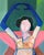 Folk Art Cubist Contemporary Figure Oil Painting, Signed For Sale - Image 3 of 8