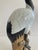 White Asian Tropical Crain Bird in Glazed Porcelain For Sale - Image 8 of 12