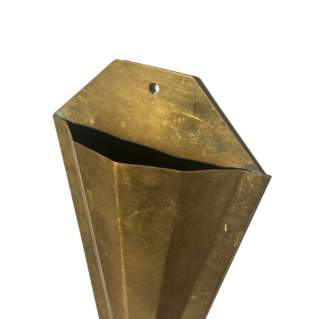 Art Deco Brass Fan Wall Sconces, 1930s, Set of 2 For Sale - Image 10 of 15