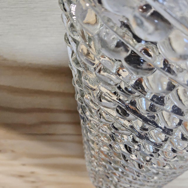 Vintage Dutch Wall Lamp with Bubble Glass Texture by Glashutte Limburg, 1960s For Sale - Image 11 of 16