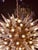 Metal Mid Century Murano Glass Spike Sputnik Chandelier, Brass Globe, 1960s Lighting For Sale - Image 7 of 18