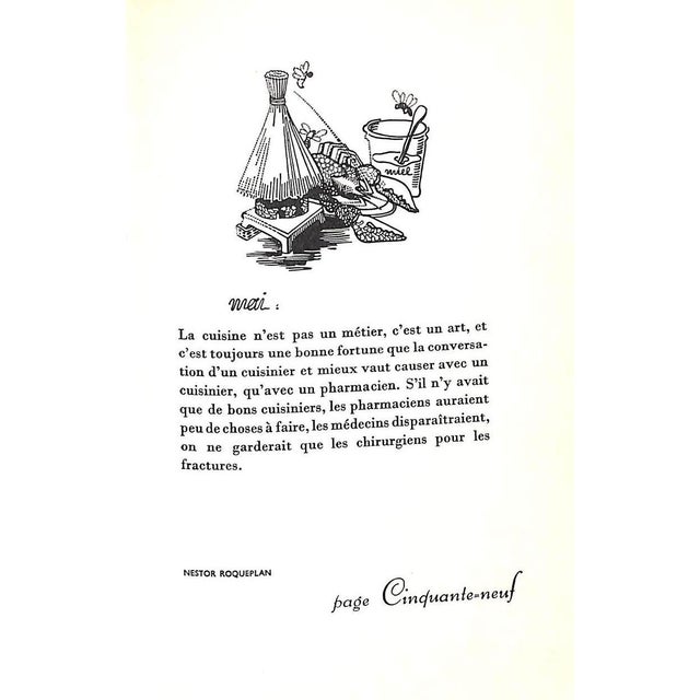 "Calendrier Gastronomique: Histoires De Cuisine" 1960 For Sale - Image 11 of 11