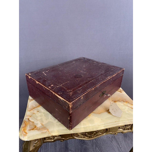 Metal 19th Century Toilet Case For Sale - Image 7 of 8