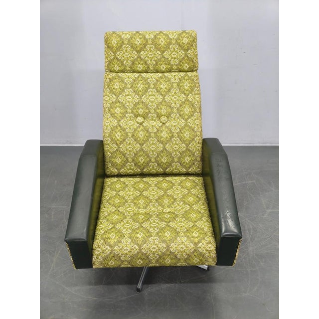 Metal Mid-Century Modern Reclining Lounge Chair, 1970s For Sale - Image 7 of 16
