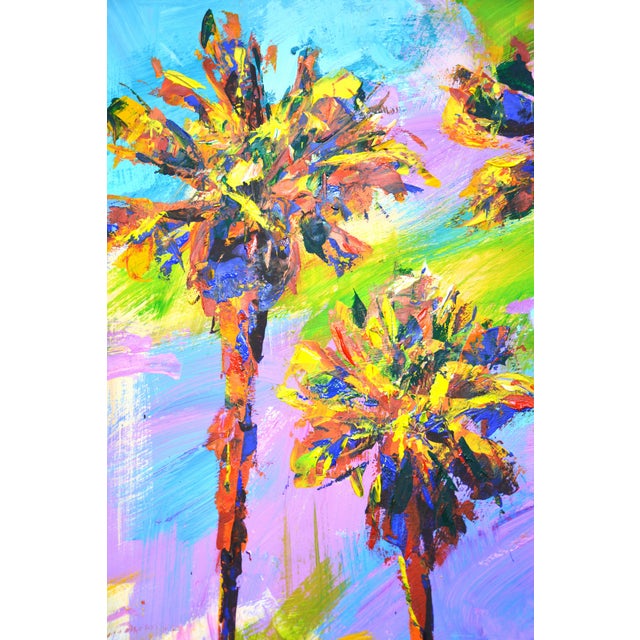 Palm Trees 33. Original Contemporary Painting by Iryna Kastsova For Sale - Image 4 of 11