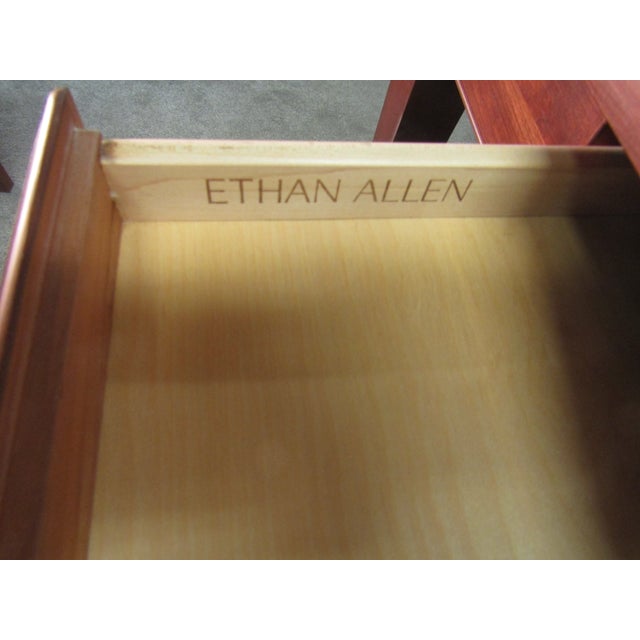 Ethan Allen American Impressions Solid Cherry Dining Table For Sale - Image 10 of 13