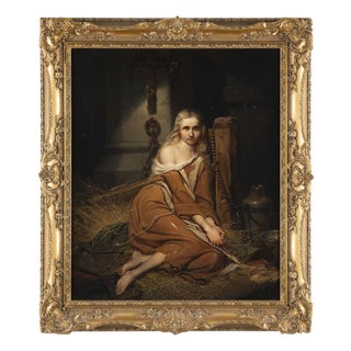 Jean Jacques Bekkers, Christian Captive, 1851, Oil on Canvas For Sale
