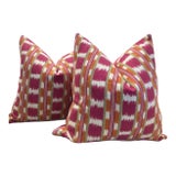 Manuel Canovas "Frida" in Fuscia Pillows- a Pair For Sale