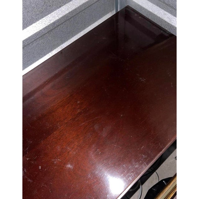 Wood Barbara Barry for Baker Console, Entry, or Vanity Table With Drawer For Sale - Image 7 of 12
